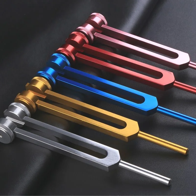 5 colors/128Hz Silver Medical Tuning Fork Instrument Tuning Diagnosis For Sound Repair Vibration Treatment Tools Health Therapie