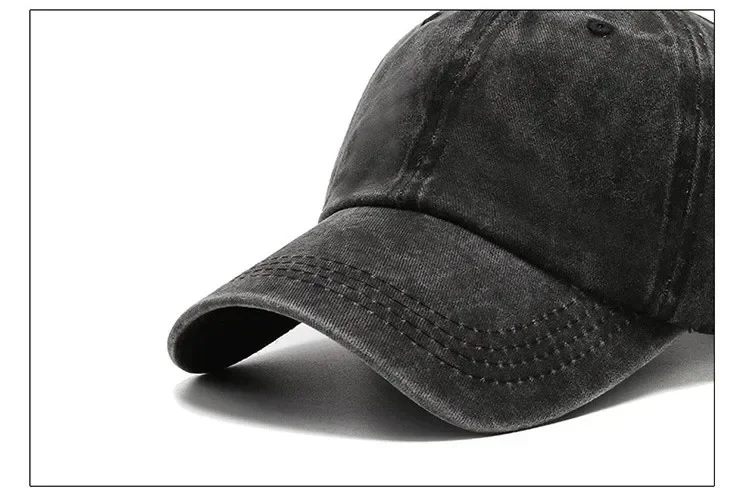 Damen Herren Baumwoll-Mode-Snapback-Cap, einfarbig, Baseballmütze, Herbst-Winter-Hut, Outdoor, schlicht, Vintage-Visor, Freizeit-Cap für Damen und Herren – Detail 12