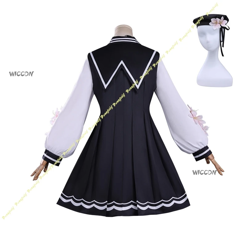 Magical Girl Costume Sakuraba Ema Cosplay Costume Set With Clothes,Wig,Shoes High Quality Halloween PlayRole Clothes Witch Trial view 6