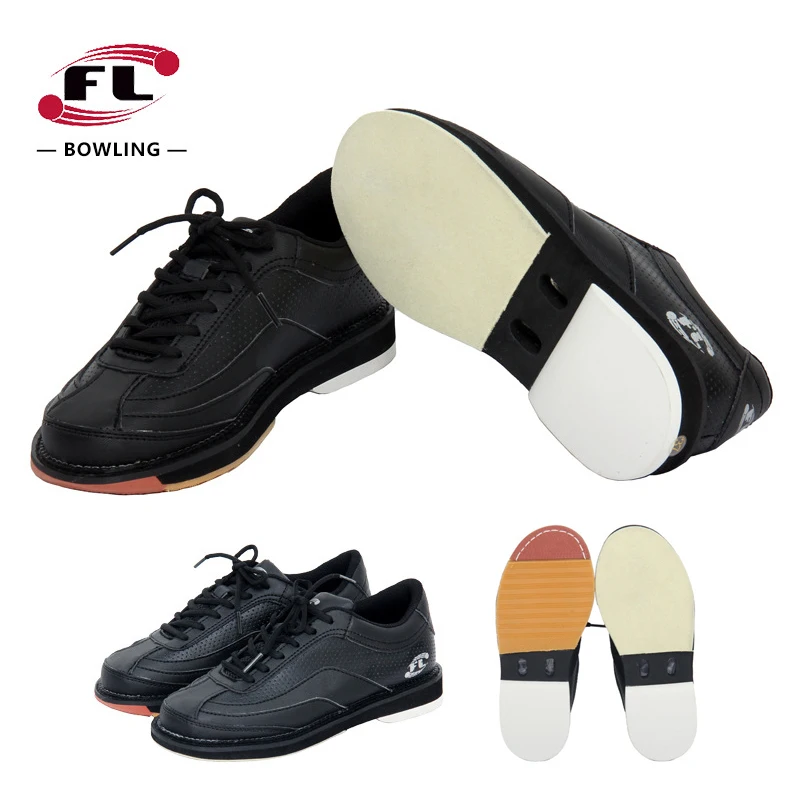 

Non-slip Wear-resistant Indoor Bowling Shoes Classic Men and Women Leather Sports Shoes Professional Bowling Sneakers