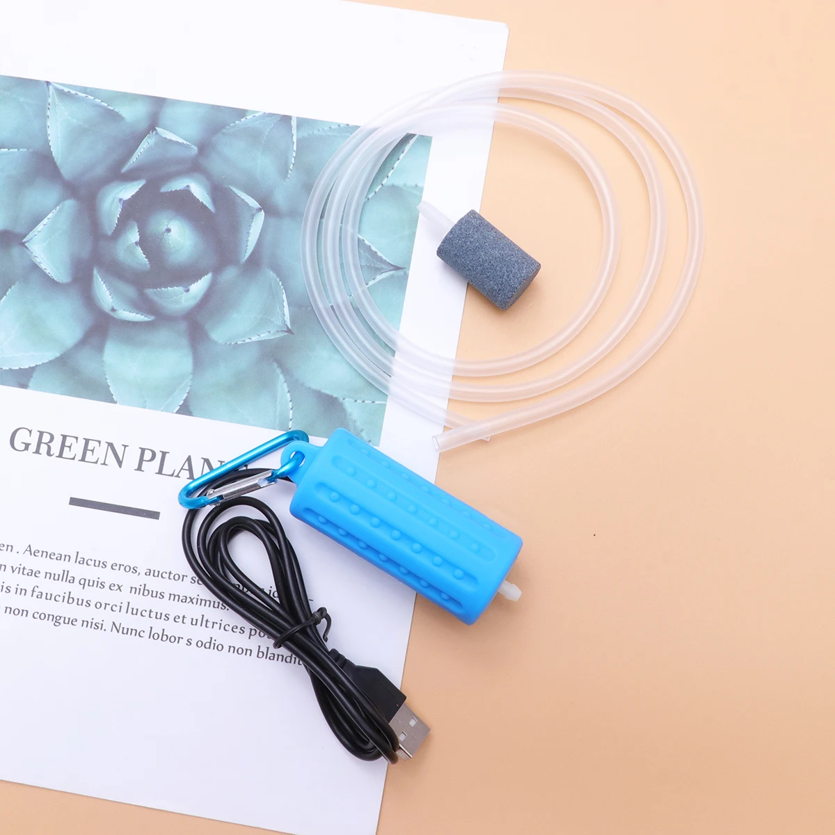 

Multi-level Low Noise Oil-Free Oxygen USB Powered Compressor Fish Tank Aquarium Muffler Energy Saving Long Life Fish Tank Oxygen