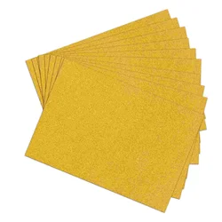 10pcs A4 Sheets Glitter Cardstock Making Diy Material Sparkling Craftwork Scrapbooking (Gold)