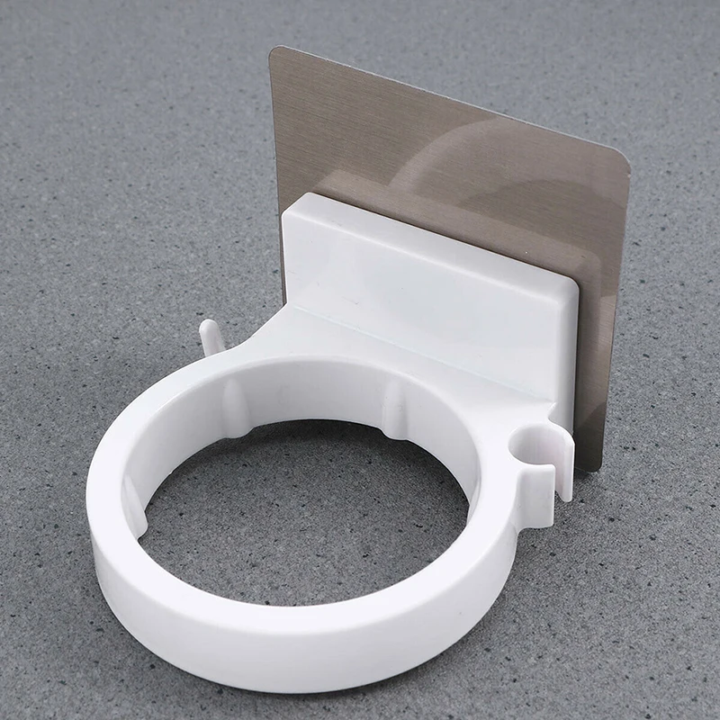 1 قطعة قطر 8.9 سنتيمتر الحائط مجفف الشعر حامل ABS الحمام الجرف تخزين مجفف شعر حامل الرف المنظم ل مجفف شعر