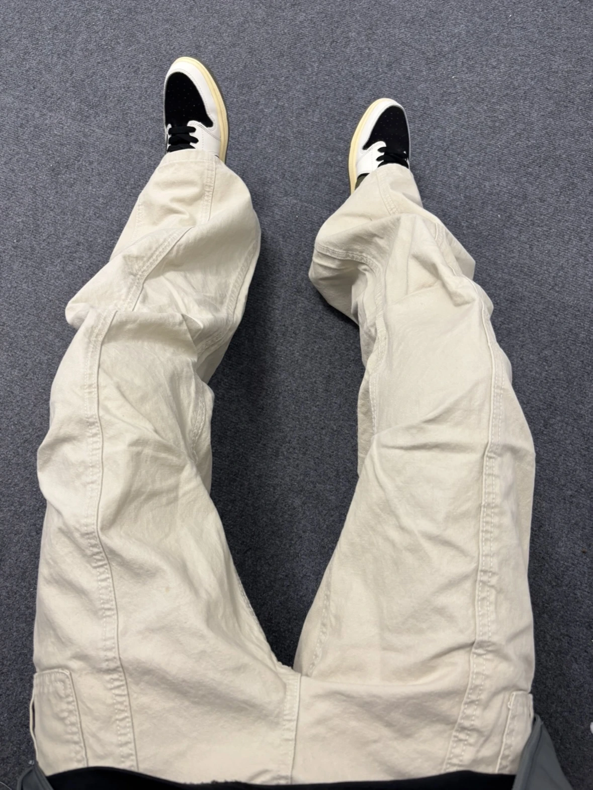 

Прямые брюки в стиле ретро с американской талией, милибелые повседневные универсальные молодежные летние хлопковые брюки Cleanfit