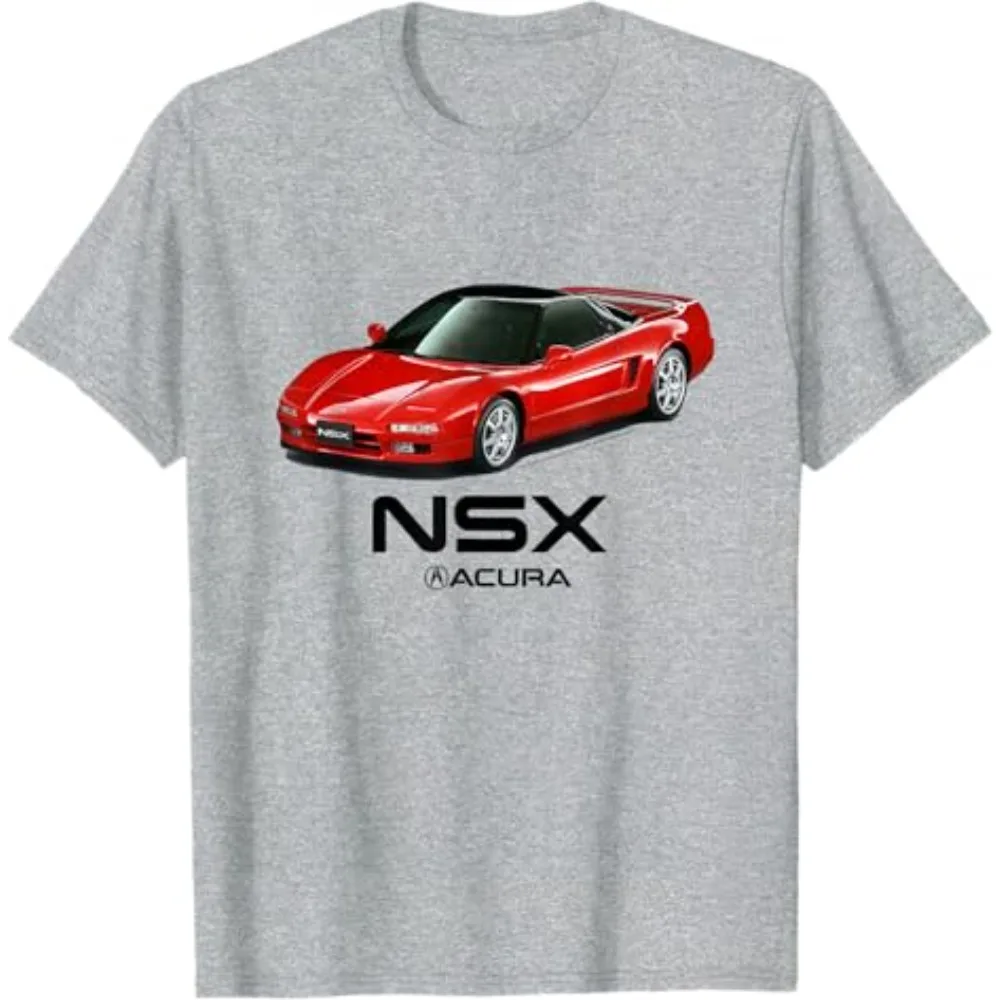 

Honda 2026 New Hot Men's and Women's T-shirt NSX Classic Red Sports Car Tee Summer Riding Off-road Spring Motorcycle Racing Top