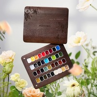 36 Color Master Series Watercolor Set High Concentration Pearlescent Solid Color Art Painting Supplies Watercolor Nail Pigment