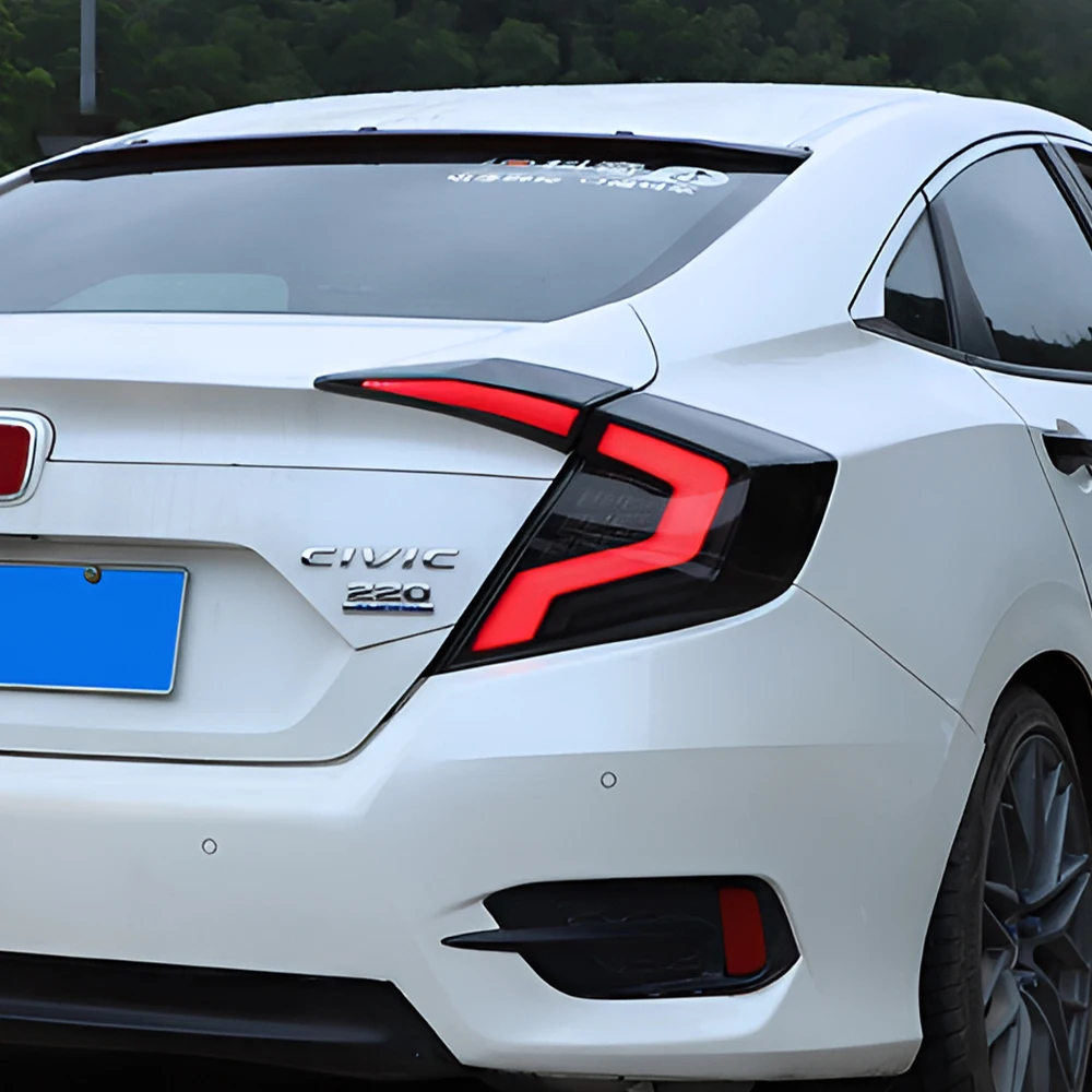 

Для Honda Civic X 10th FC FK7 FK8 2016-2021 светодиодные автомобильные задние фонари в сборе, обновленный динамический мигающий задний фонарь, инструменты, автомобильные аксессуары