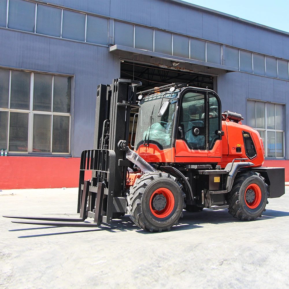 カスタマイズYGCY-35 3.5トン中国カスタマイズ全地形オフロードフォークリフト3500KGミニフォークリフトトラックメーカー価格