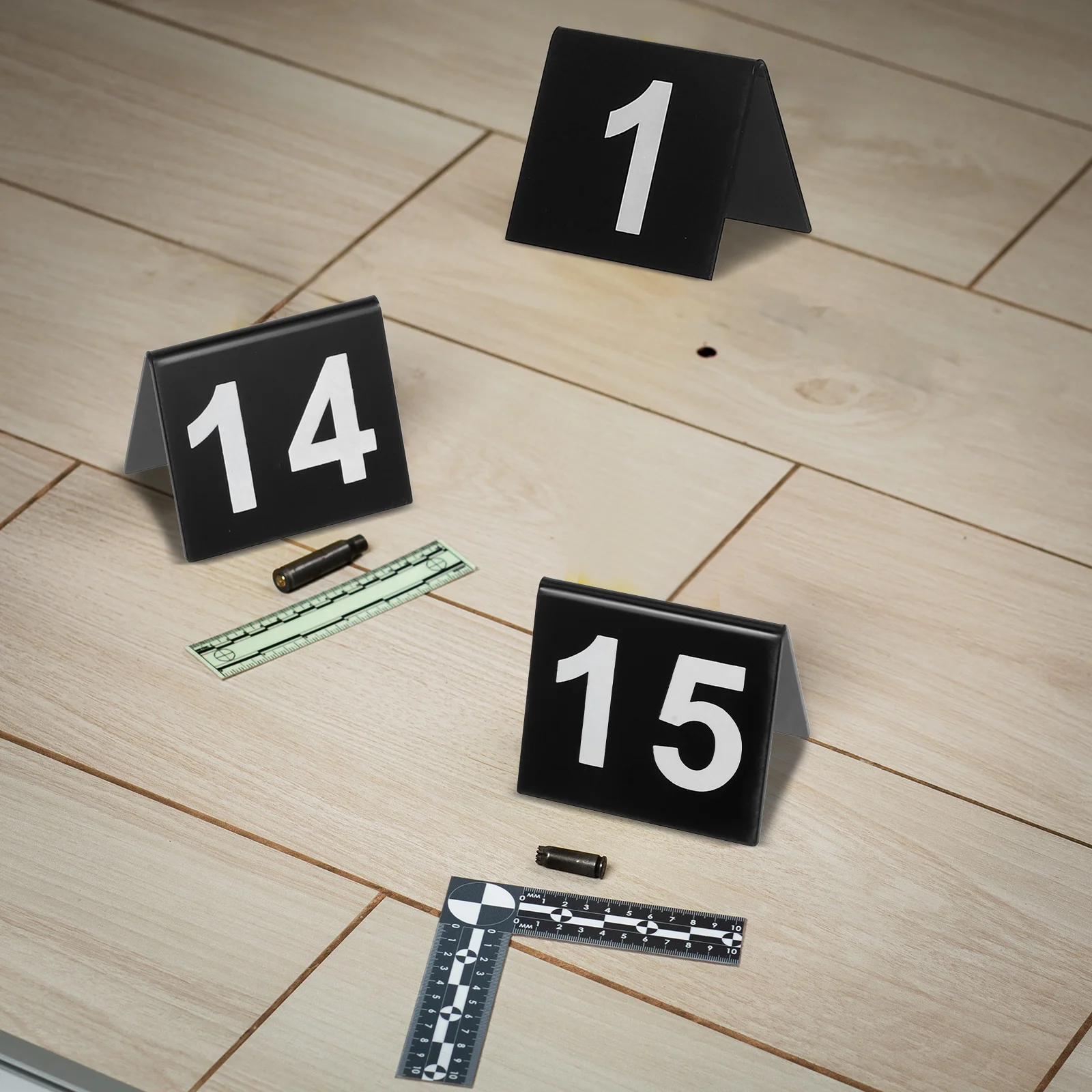 

15Pcs Restaurant Table Number Markers Acrylic Thick Construction Stable Upright Design Ideal for Busy Environments Quick