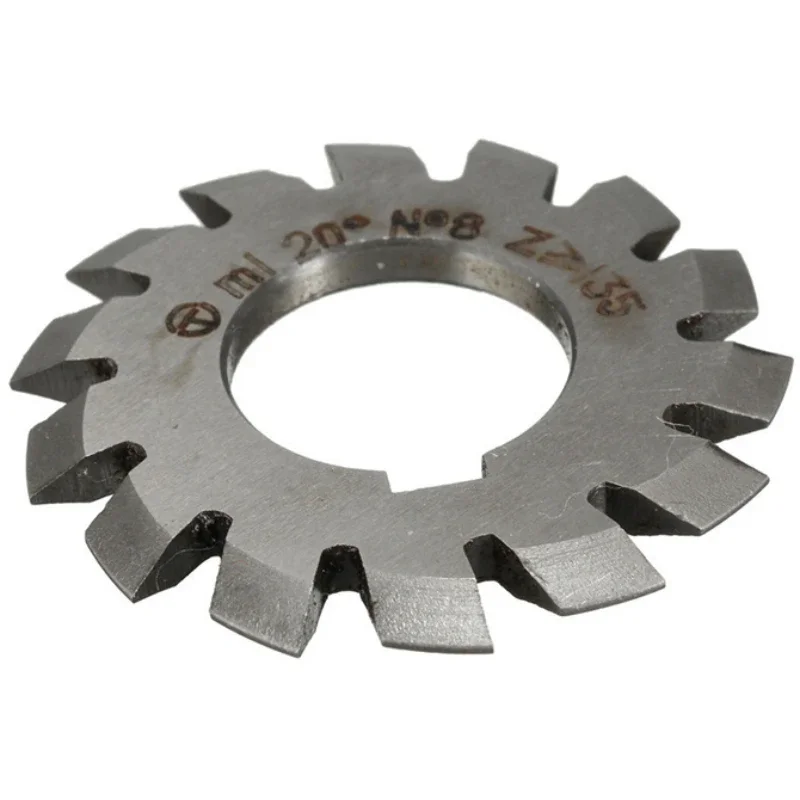 XXW Gear Milling Cutter M0.4 M0.5 M0.6 M1 M2 M3Modulus Degrees Disc Spur Gear Milling Cutter Straight Tooth Disc Bevel Gear PA20