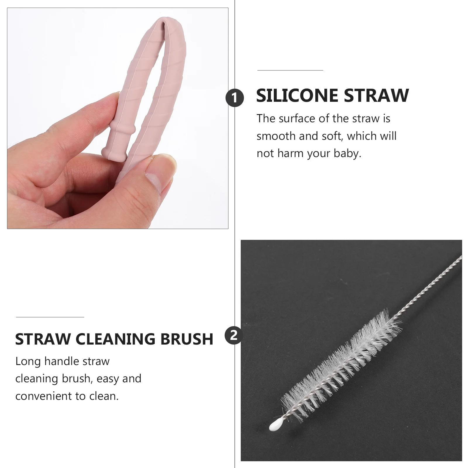 

Baby Drinking Cup Leak-Proof Design Toddler Straw Cup Easy to Use Long-Lasting Material Attracts Baby Gift Idea