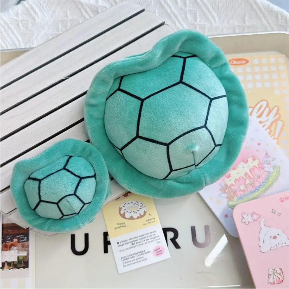 10cm/20cm Doll Clothes Green Pink Blue Plush Mini Cartoon Turtle Pajamas Funny Doll Accessories Miniature Crawling Suit