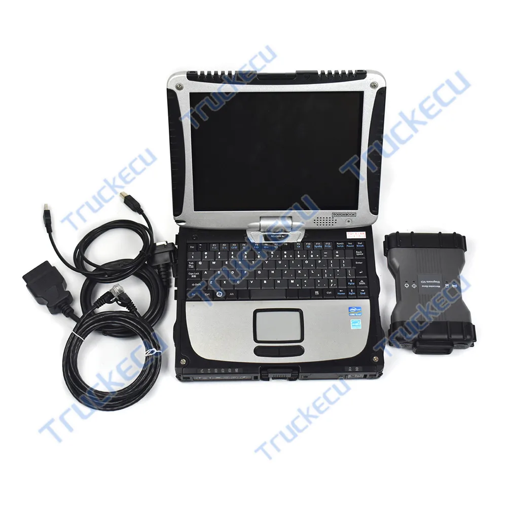 

CF19 laptop with SSD for BENZ car truck bus diagnostic wis das for benz MB STAR Multiplexer SD Connect C6