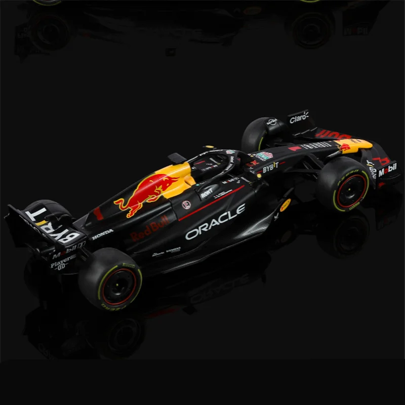 1:24 2023 Campione Red Bull RB19 1 #   Modello di auto da corsa in lega Verstappen Simulazione di formule uno Modello di super auto pressofuso Regali per bambini