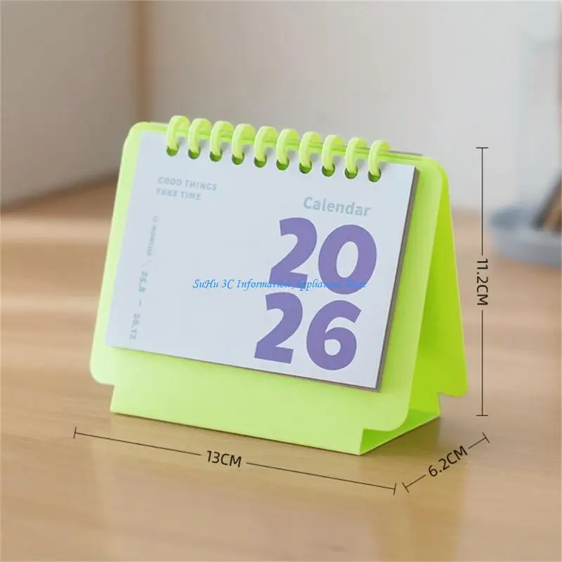 2026 PEQUEÑO ESCRITO ESCRITO Pad, calendario mensual portátil Planificador diario