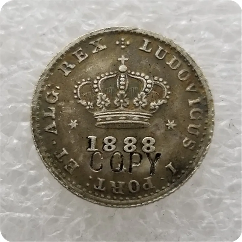 1888 PORTUGAL 50 REIS COIN COPY commemorative coins-replica coins medal coins collectibles