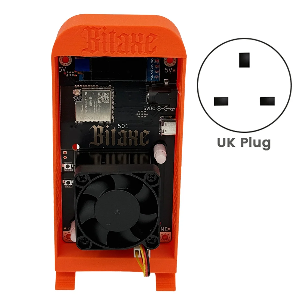 

Bitaxe Gamma 601 1.2TH/S BTC Solo Lottery Miner BM1370 Asic 18-22W Bitcoin Crypto Miner From Antminer S21 Pro UK PlugJAS