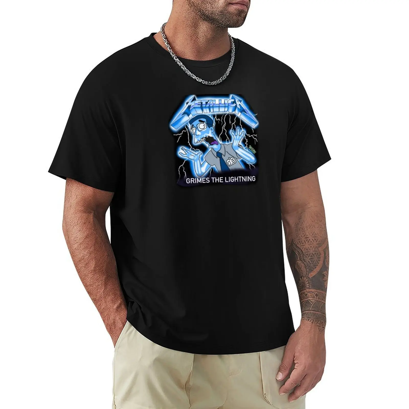 Grimes The Lightning T-Shirt Thanksgiving Day Tee Top