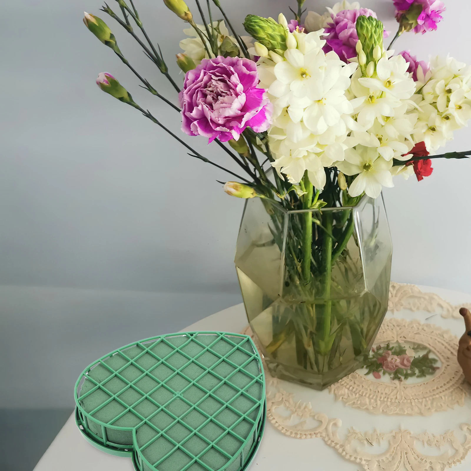 

Car Front Mud Water Absorb Flower Accessories Dried Flowers DIY Plant Bowl Bride