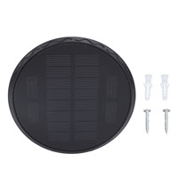 LED Solar Wall Light 4pcs 3030 Light Chips Up and Down Solar Night Light Water Resistant Solar Wall Lamp for Home Yard Outdoor W