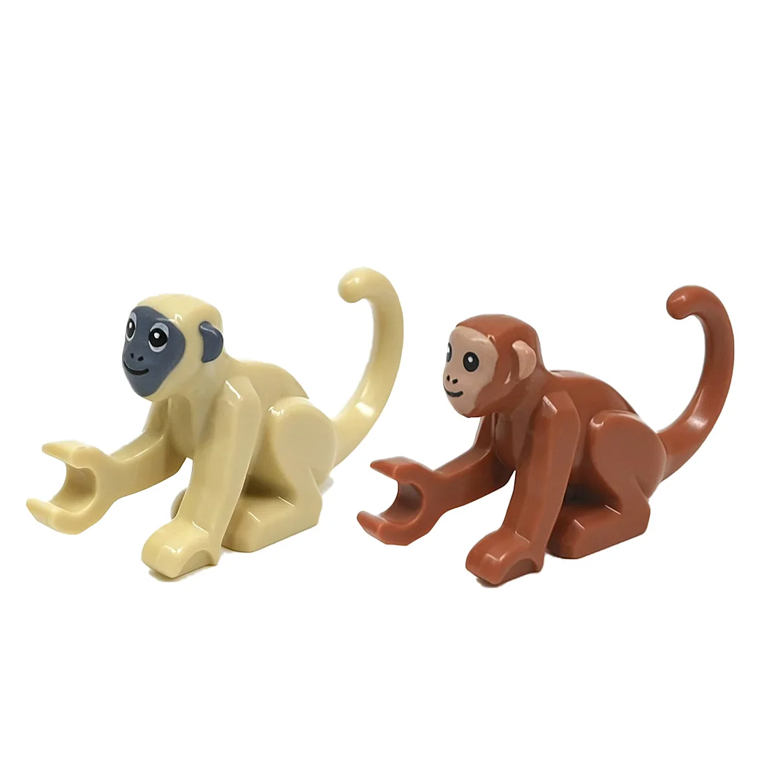 MOC Meerestiere Bausteine Meereszene Hai Oktopus Mantarochen Clownfisch Wal Krabbe Schildkröte Bausteine Spielzeug Kindergeschenk