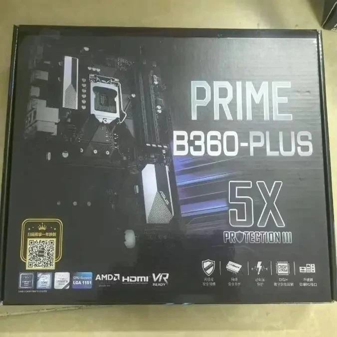 

BOX FOR Asus PRIME B360-PLUS Motherboard 1151 DDR4 with I9 9900K