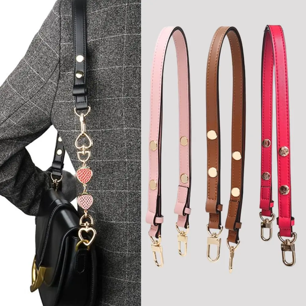 100% Genuine Leather Women Shoulder Crossbody Bag Belt Fashion Adjustable Dual-use Messenger Bag Strap Bag Accessories Belt Band