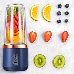 1PC new portable juicer with 2 cups, USB charging mini blender, fresh juicing cup and personal size smoothie blender.