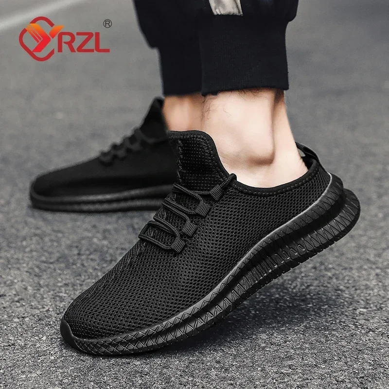 Yrzl Männer Casaul Hausschuhe leichte rutsch feste atmungsaktive Mesh Schuhe halbe Hausschuhe Outdoor Sommer Slipper faulen Schuh für Männer