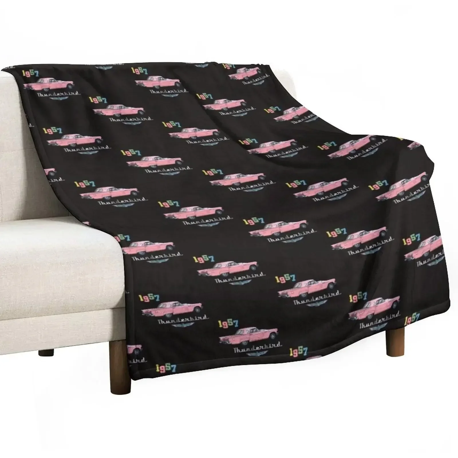 1957 Thunderbird Throw Blanket For Baby Heavy Kid'S Fashion Sofas Blankets