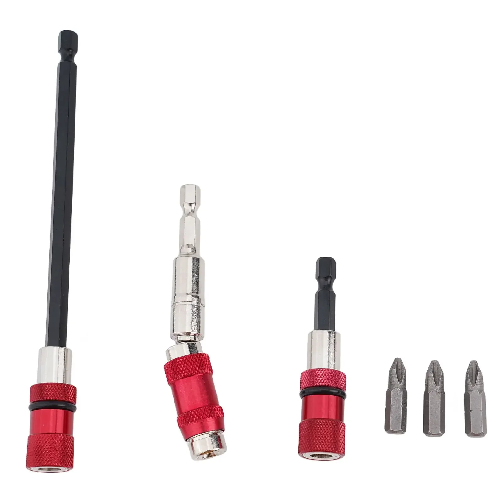 3*Hex-=Shank -==Screw Depth Magnetic Screwdriver Bit Holder Hex Driver 1/4In Driver With Ph2 Bit Bar Extension Scewdriver Bit