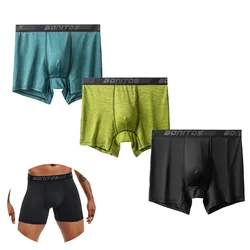 3-piece set Men's panties Man box underwear kit Sexy Boxers men Underpants Comfort Ventilate High quality Trunks Male shorts