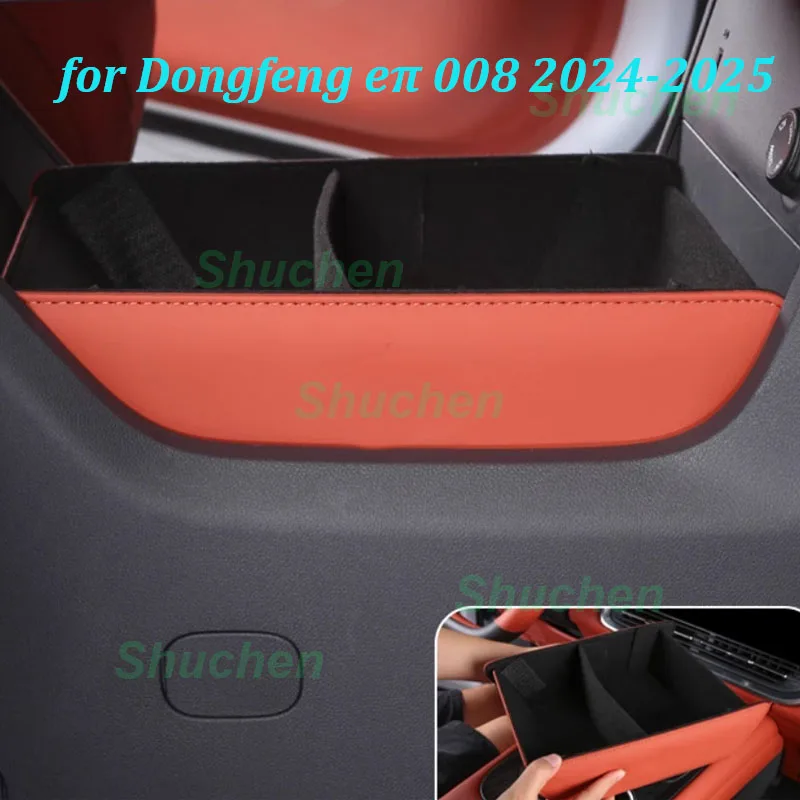 

Car Under Center Console Storage Box for Dongfeng eπ 008 2024-2025 Substratum Compartment Foldable Box Interior Accessories