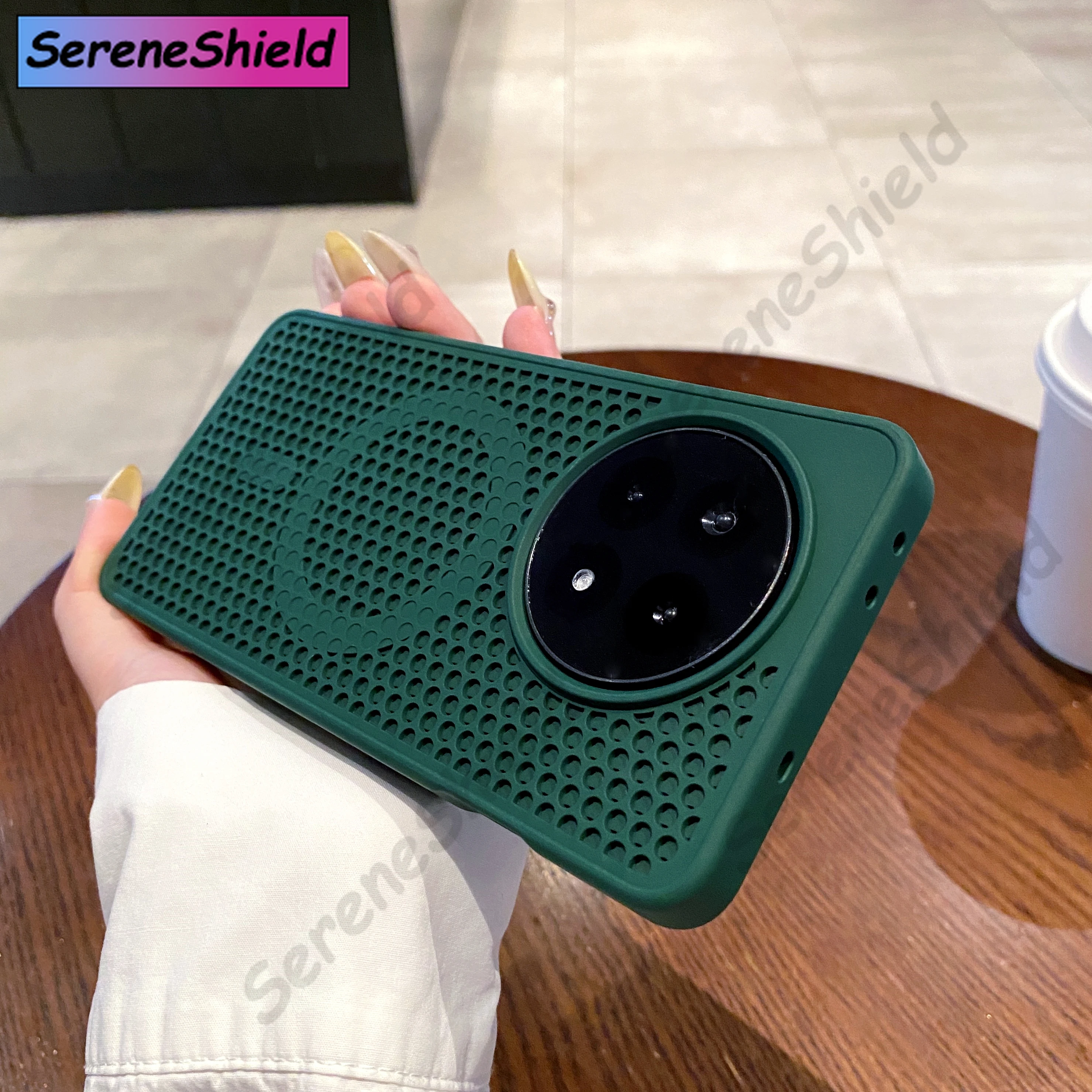 

For magnetic magsafe honey honey hole case heat dissipation for OnePlus 13 12 ace5 ace3 pro mesh pc wireless load cover