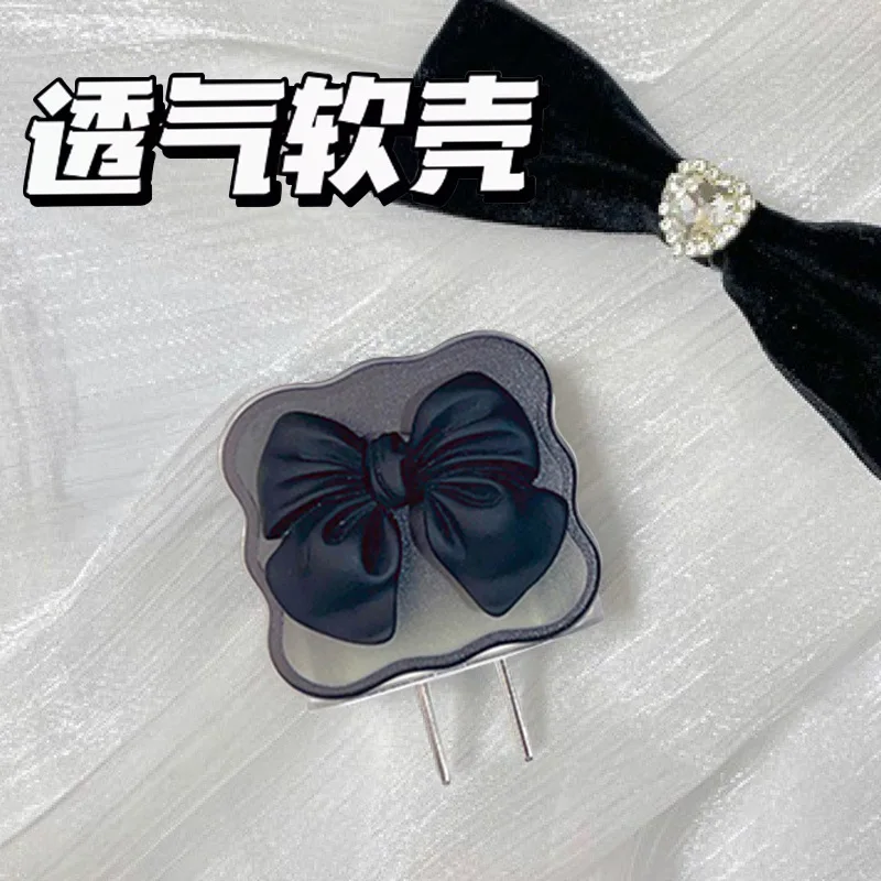 3D Heart Pattern Charger Cover with Storage Bag Earphone Bag for IPhone 12 13 14 15 18W/20W Charge Storage Box Accessories