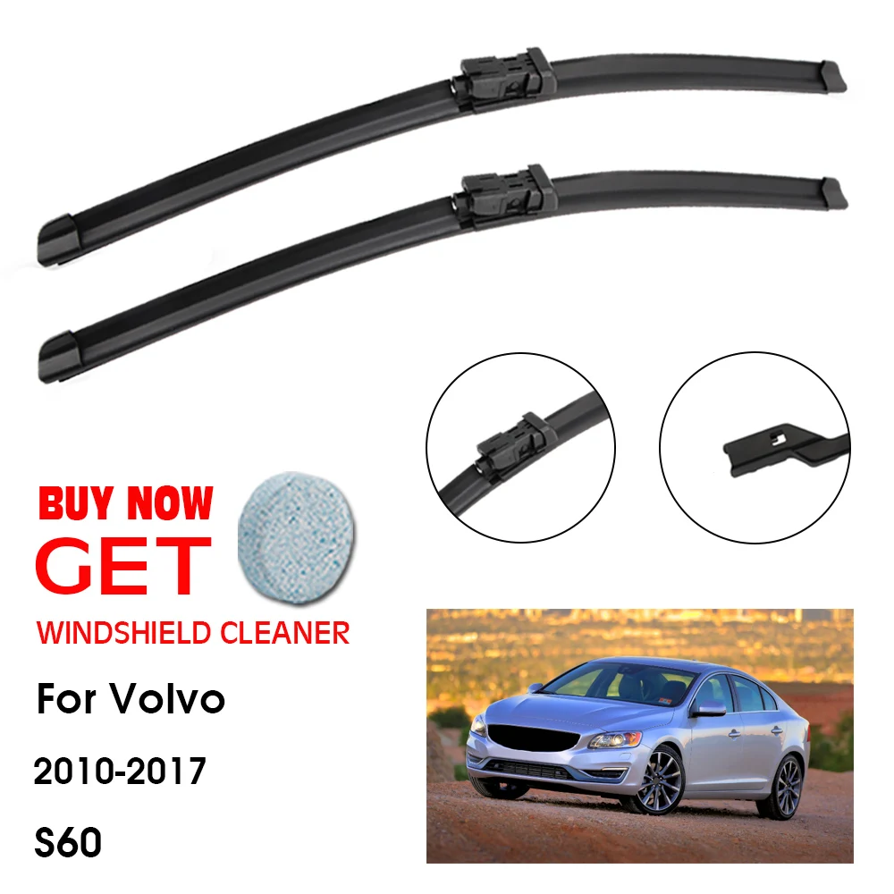 

Car Wiper Blade For Volvo S60 26"+20" 2010-2017 Front Window Washer Windscreen Windshield Wipers Blades Accessories