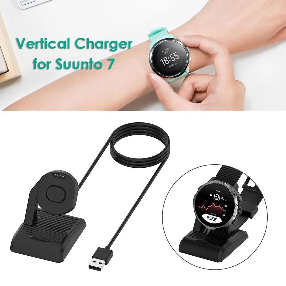 USB-Ladestation für Suunto 7, Ladekabel, Ladeanschluss, Sync-Halterung, Dock-Ständer, Smartwatch-Ladestation, Adapter