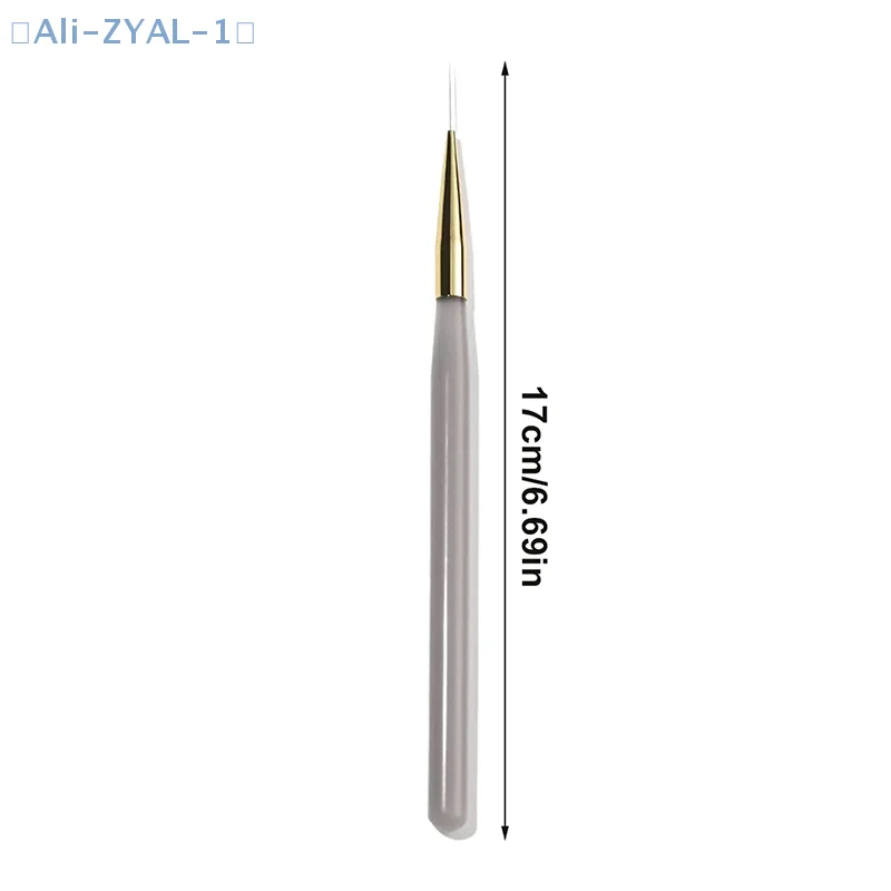 【ZYAL-1】ชุดปากกาเพ้นท์เล็บอะคริลิค 5 ชิ้น ด้ามจับอะคริลิค สำหรับวาดลายเส้น ลายเส้นละเอียด ลายดอกไม้ ใช้กับเจลยูวี