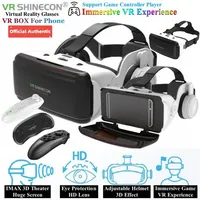 VR Shinecon Casque Helmet 3D Glasses Virtual Reality Augmented For iPhone Android Smartphone Smart Phone Goggle Mobile Viar Game