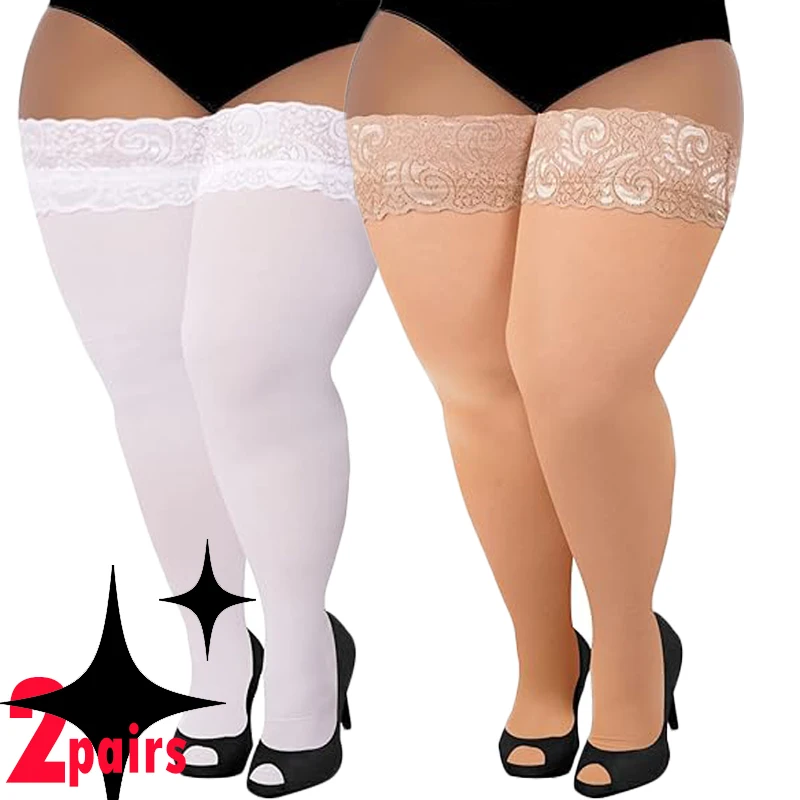 

1/2 пары, прозрачные кружевные гольфы до бедра