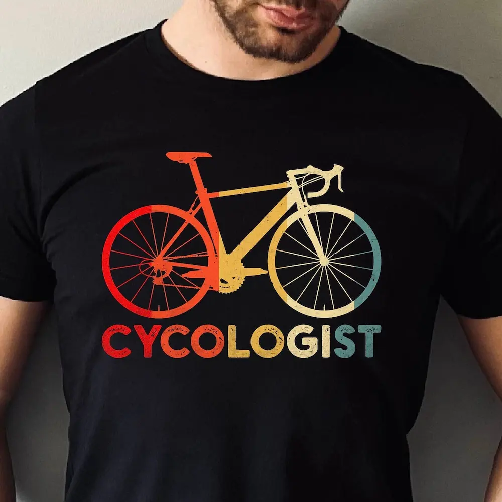 Cycologist T Shirt Bicycle Cycling Bike Biking Long Sleeve