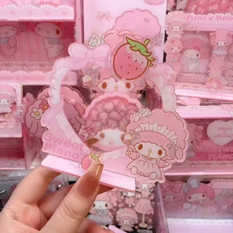 

Anime Peripherals My Sweet Piano Figure Heart-shaped Double-sided Stand My Sweet Piano Figurine Standing Plate Decoration Toys