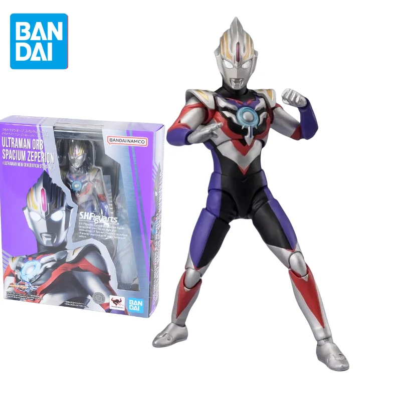 

Оригинальная аниме-фигурка Bandai модель SHF ULTRAMAN ORB SPACIUM ZEPERION шарниры подвижная аниме экшн-фигурка игрушки подарки для детей