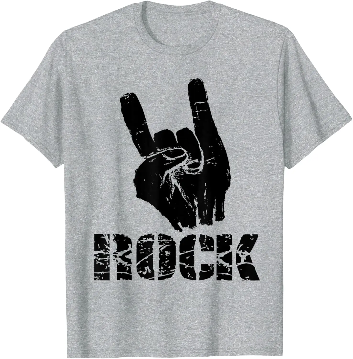 

Born To Be Rock Star T-Shirt - Hand Horns - Tee T-Shirt