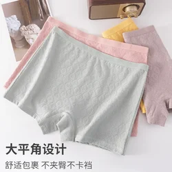 Thin breathable middle-aged and elderly pure cotton anti-bacterial crotch comfortable cotton soft pro-skin boxer safety pants