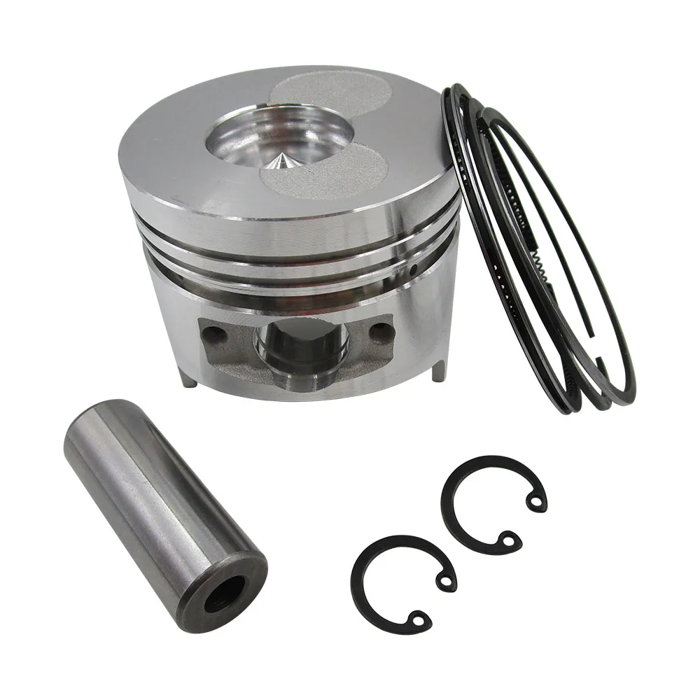 Single-cylinder air-cooled diesel generator micro-cultivator accessories 178F piston piston ring piston pin spring four-piece se