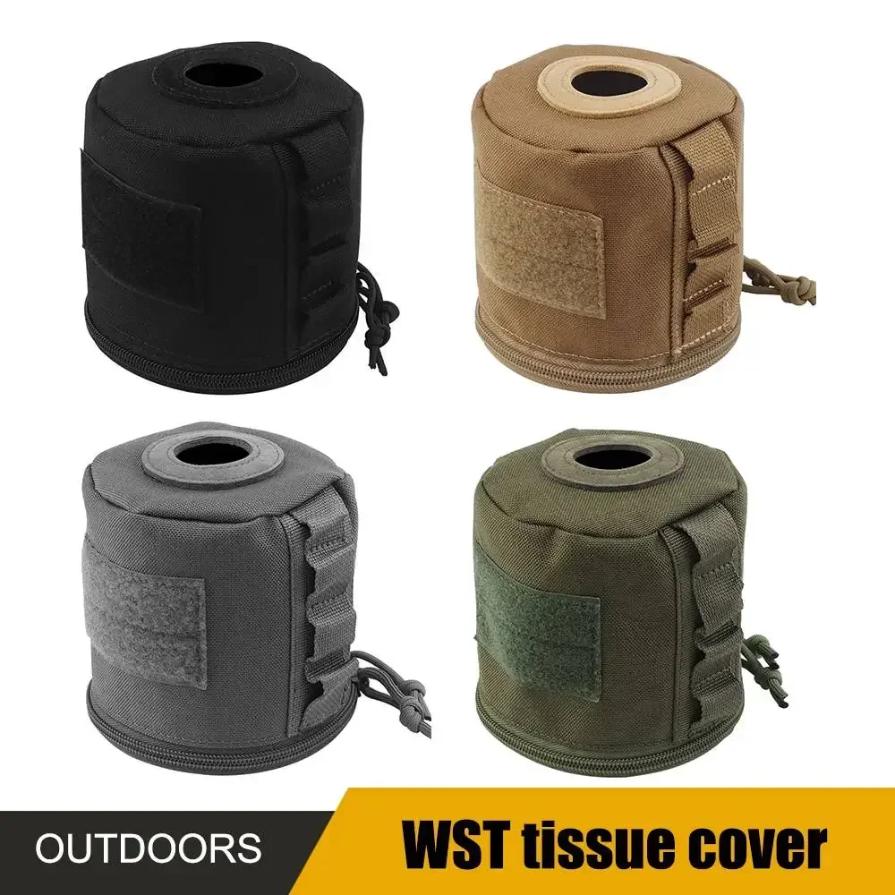 

Portable Hanging Tissue Case Molle Pouch Webbing Outdoor Car Toilet Roll Paper Storage Bag Napkin Holder Hiking Hunting Picnic