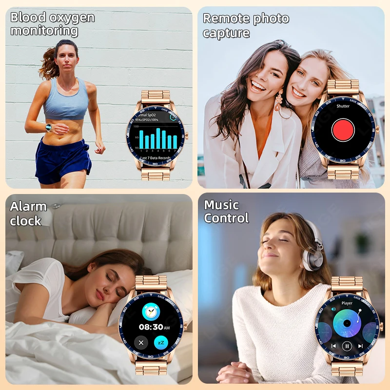 LIGE 2025 New Bluetooth Call Smartwatch Men For Android iOS Phone 1.38" HD Heart Rate Monitor IP68 Waterproof Sport Smart Watch