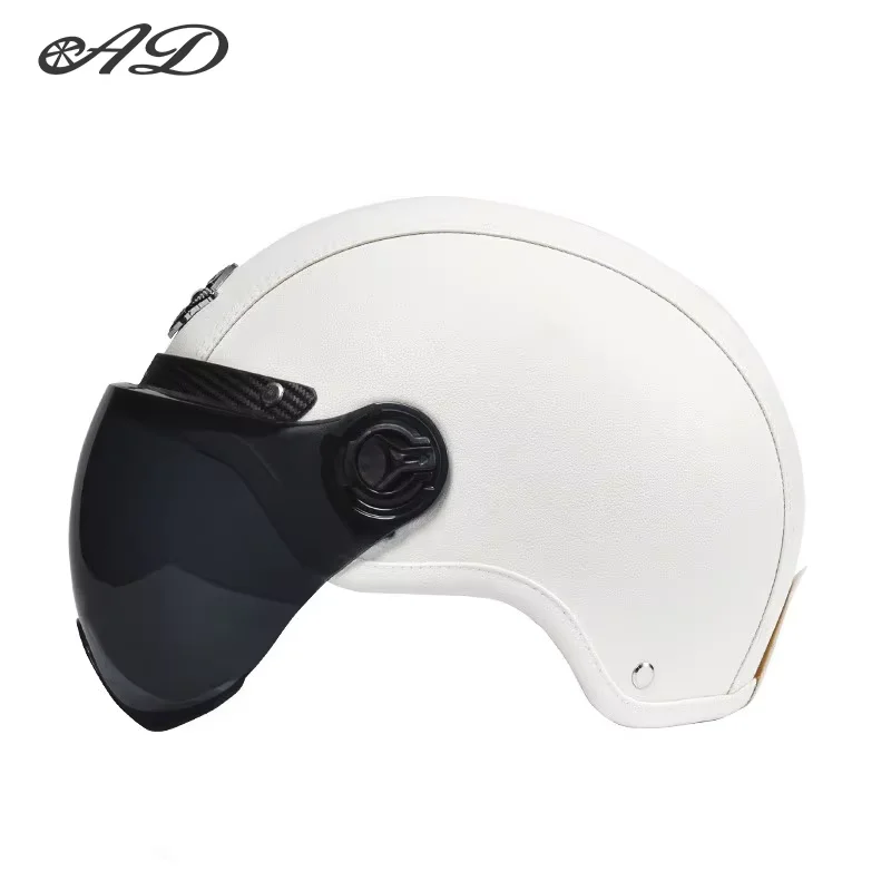 Most Popular Unisex Custom AD Motorcycle Helmets Half Face Retro Helmets for Adults Abs Motorcycle Helmets Factory Wholesale