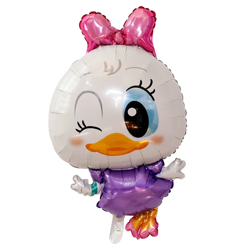 بالونات ديزني دونالد داك فويل، مستلزمات حفلات ميكي للأطفال، بالونات تزيين لحفلات أعياد الميلاد السعيدة، هدايا للأطفال #4